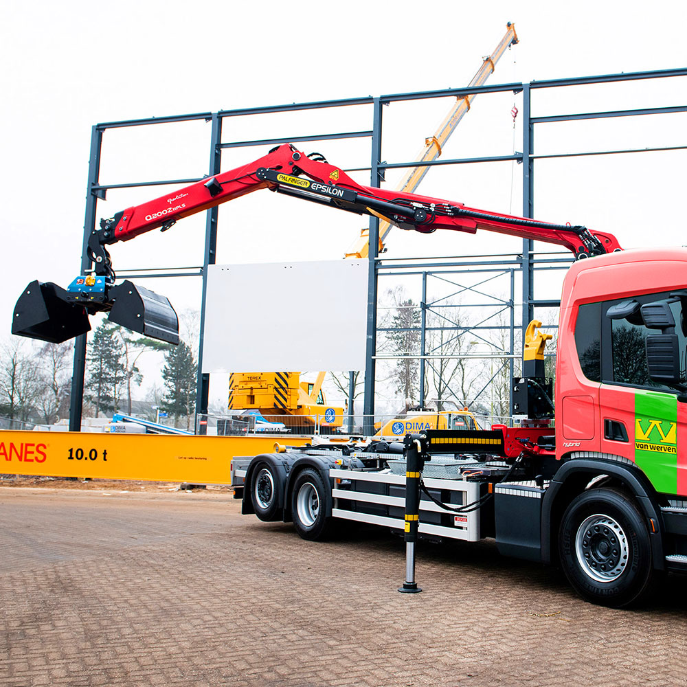 Knijperauto 6x2 Scania PHEV